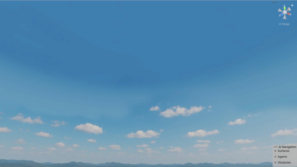 【3D環境・ワールド】お城から見た安土桃山時代の風景風Skyboxマテリアル unityパッケージ