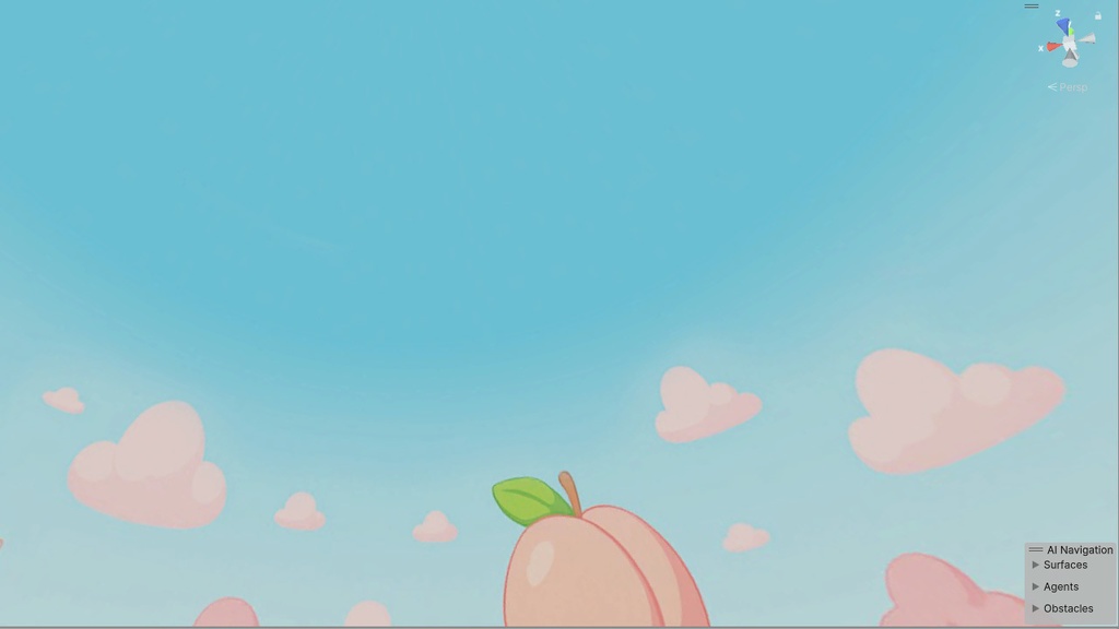 【3D環境・ワールド】桃の国のアパートから見た景色Skyboxマテリアル unityパッケージ