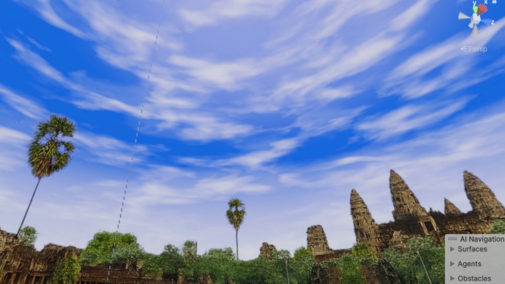 【3D環境・ワールド】目覚めたらそこはアンコールワットだったSkyboxマテリアル