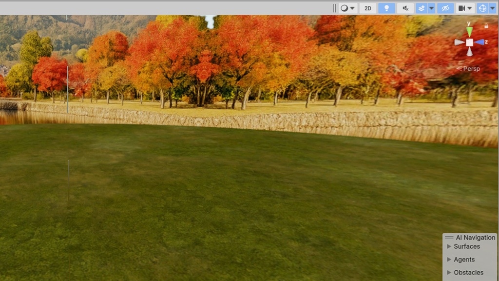 【3D環境・ワールド】日本の秋の紅葉Skyboxマテリアル