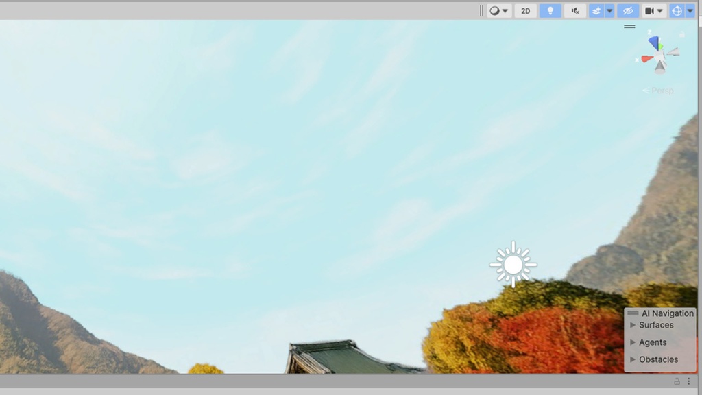 【3D環境・ワールド】日本の秋の紅葉Skyboxマテリアル