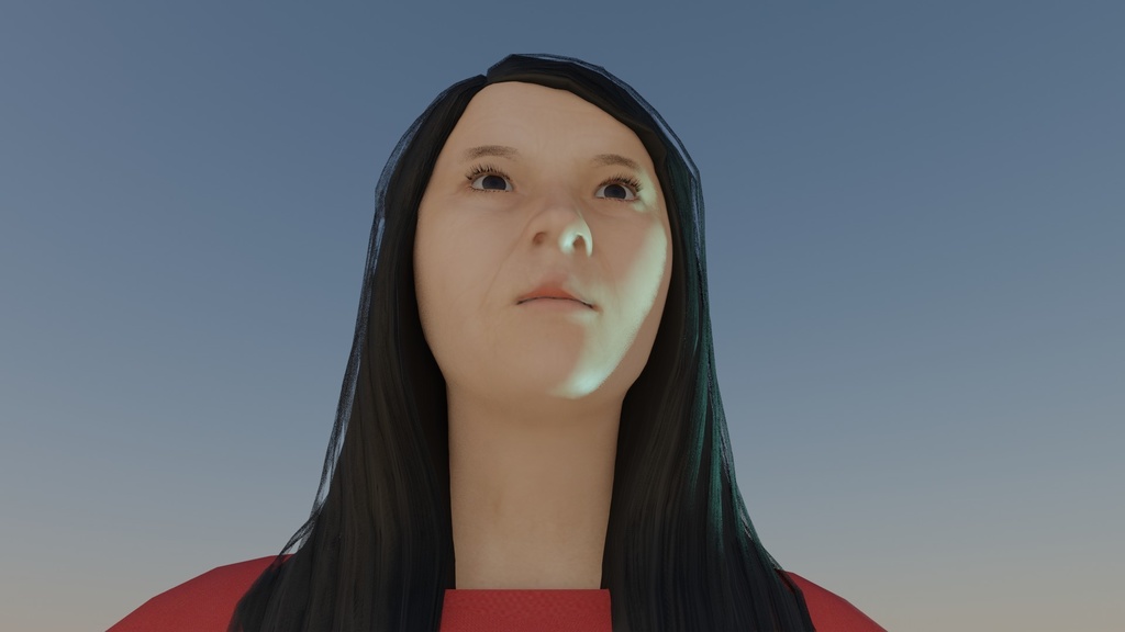 【3Dキャラクター】霊感 強めな田所さん