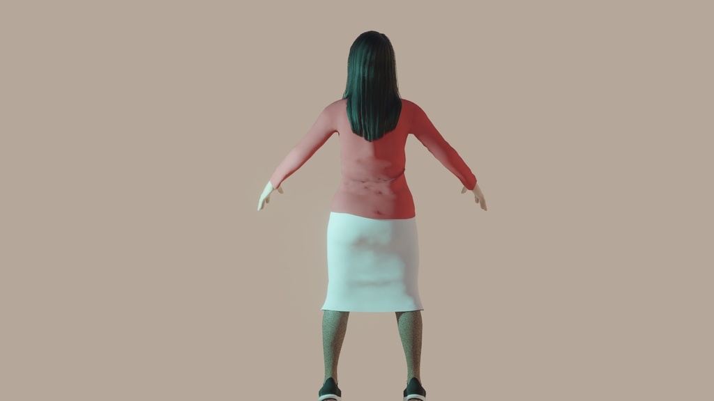 【3Dキャラクター】霊感 強めな田所さん