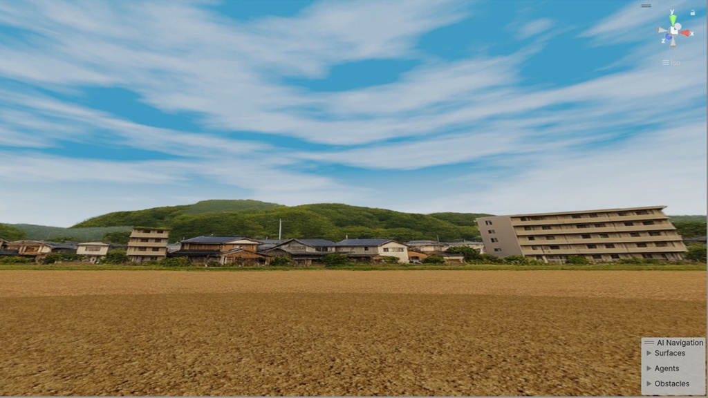 【3D環境・ワールド】あたしの実家の町Skyboxマテリアル