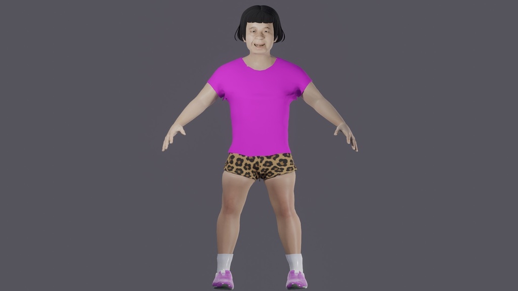 【3Dキャラクター】NOと言われたダンサー しげさん