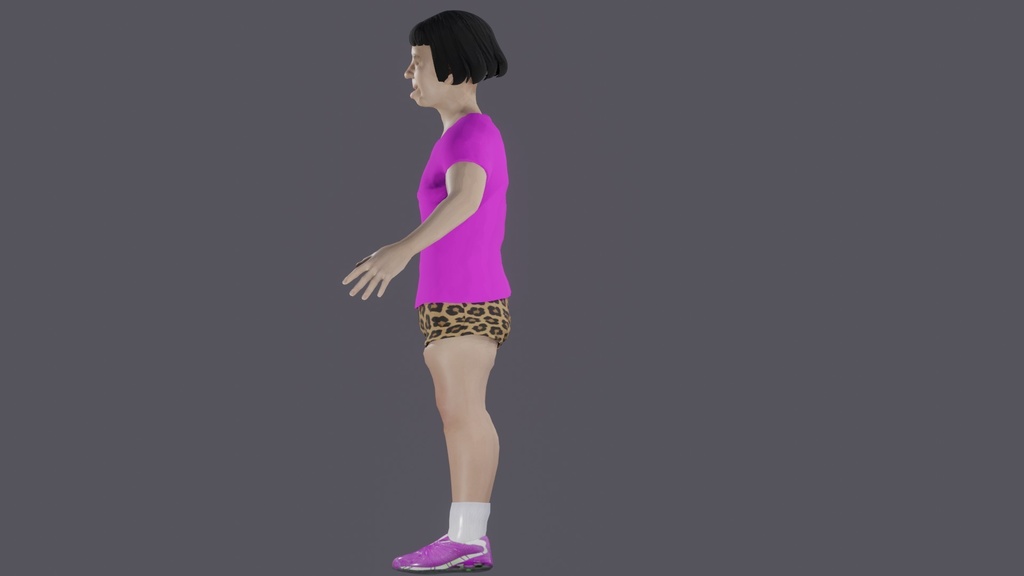 【3Dキャラクター】NOと言われたダンサー しげさん