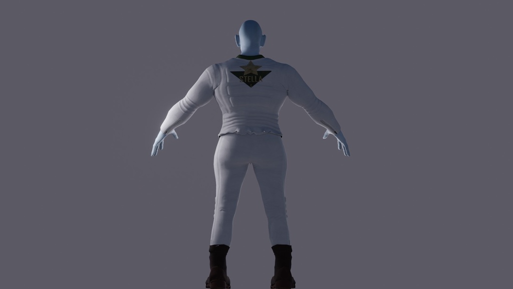 【3Dキャラクター】異星人パイロット アダム