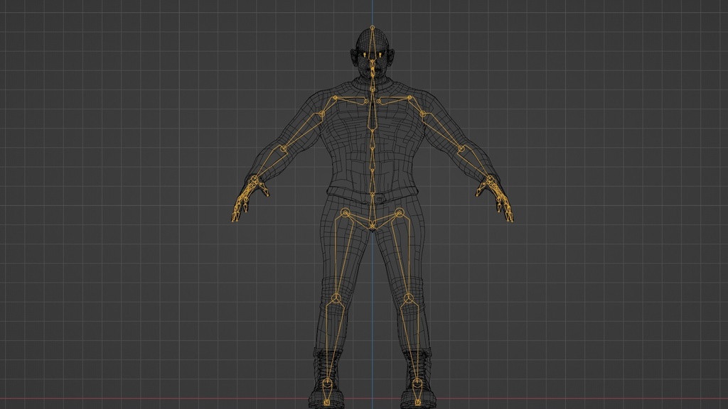 【3Dキャラクター】異星人パイロット アダム