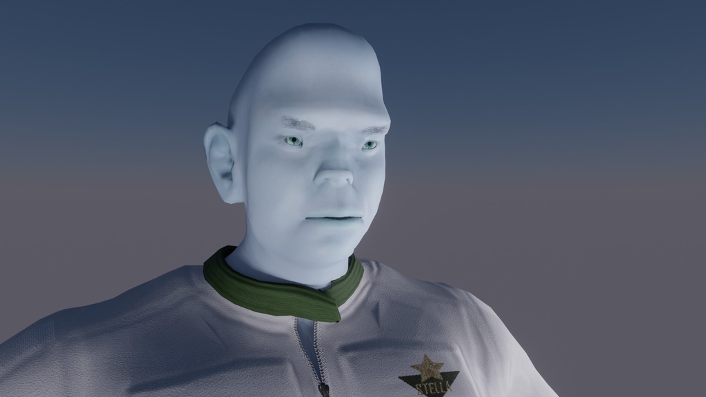 【3Dキャラクター】異星人パイロット アダム