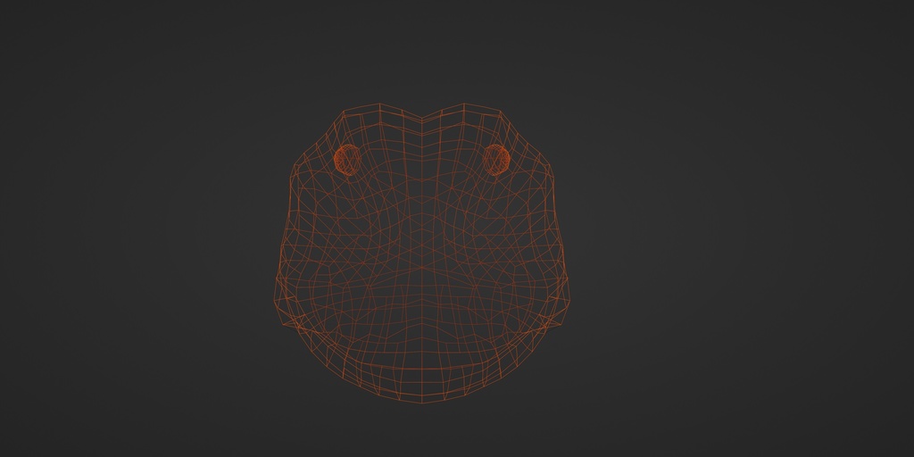 【3D小道具】トカゲあたま(ローポリかぶり物)