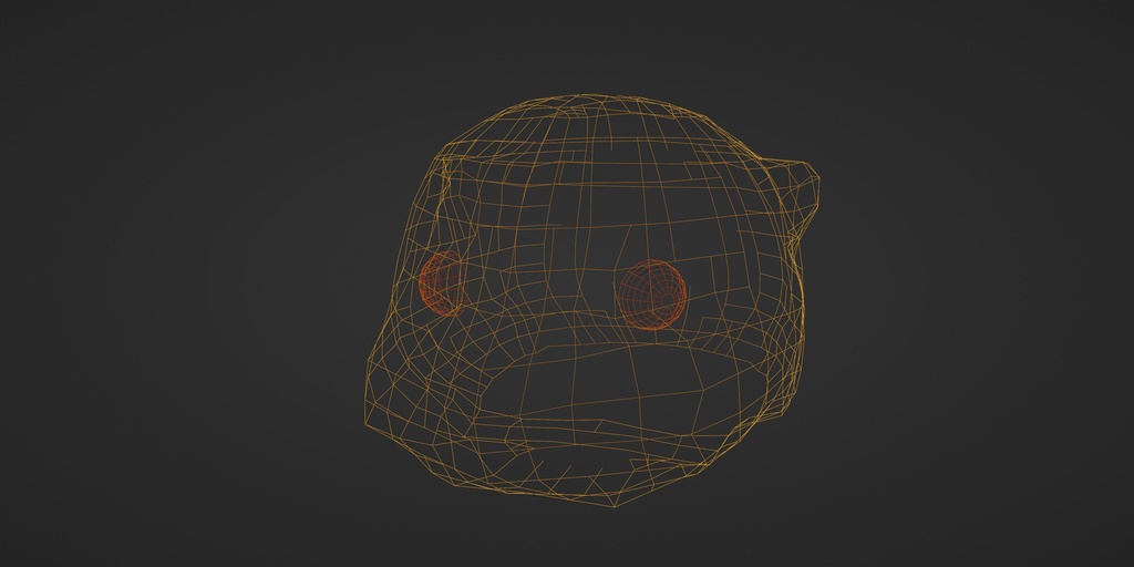 【3D小道具】こつめあたま(ローポリかぶり物)