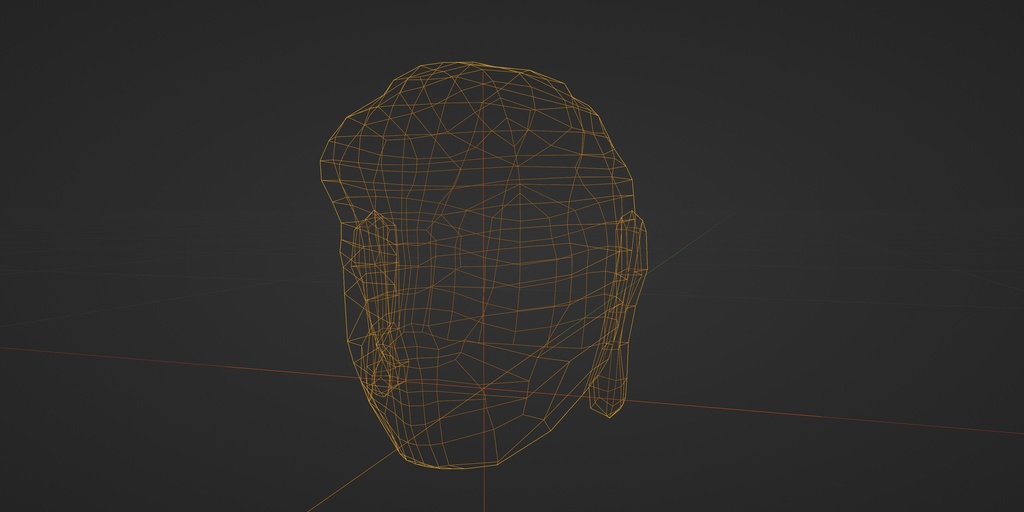 【3D小道具】大仏ヘッド(ローポリかぶり物)
