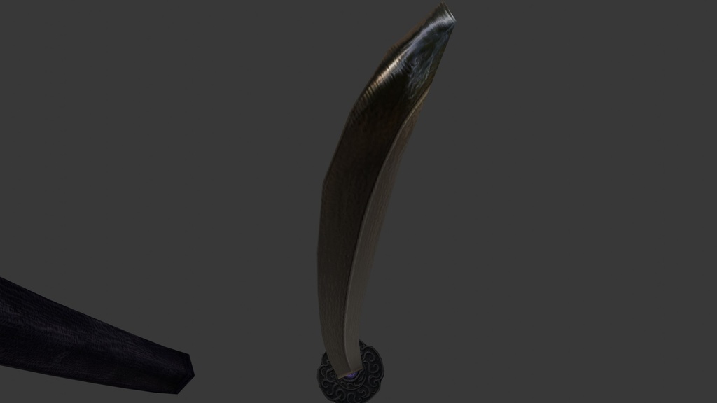 【3D武器・小道具】妖刀村雨(ローポリ)