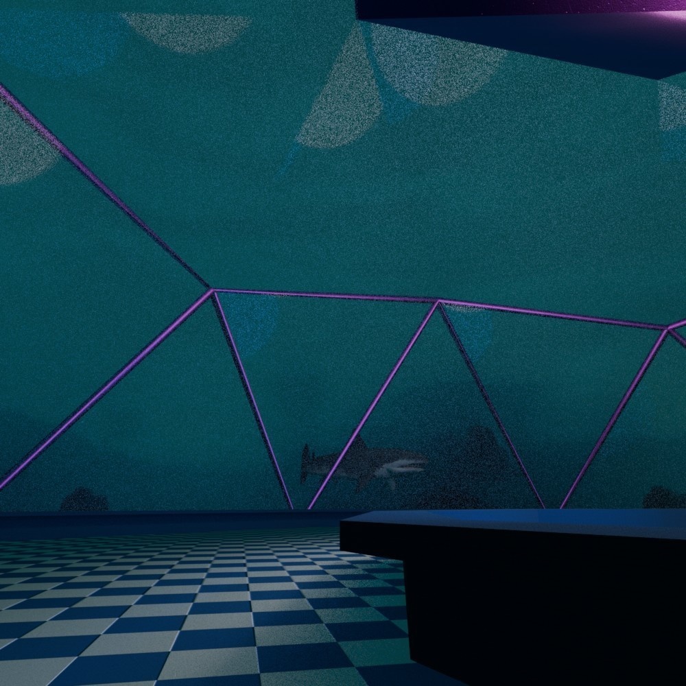 【3Dワールド】深海アクアリウムバー ポセイドン(ローポリ)