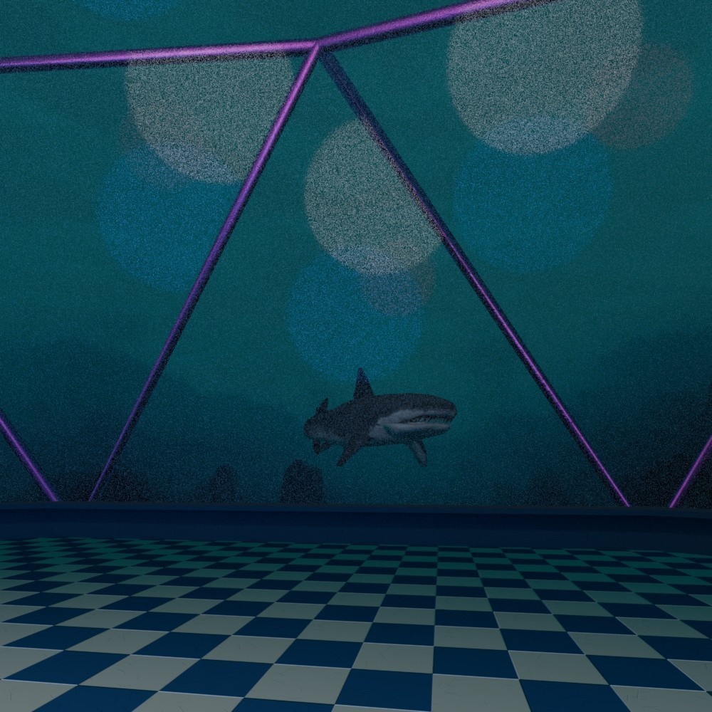 【3Dワールド】深海アクアリウムバー ポセイドン(ローポリ)