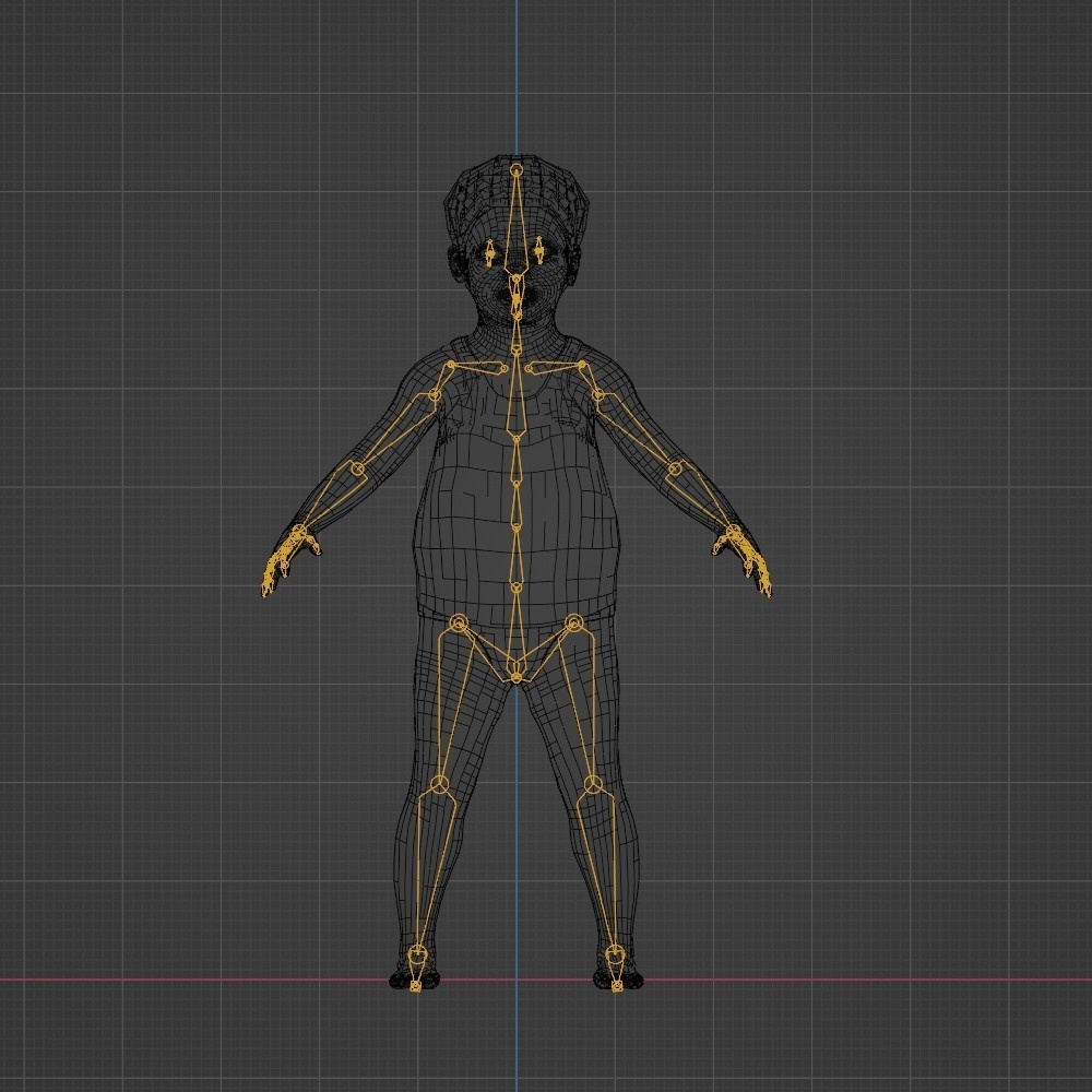 【3Dキャラクター】ホラー少年よしくん