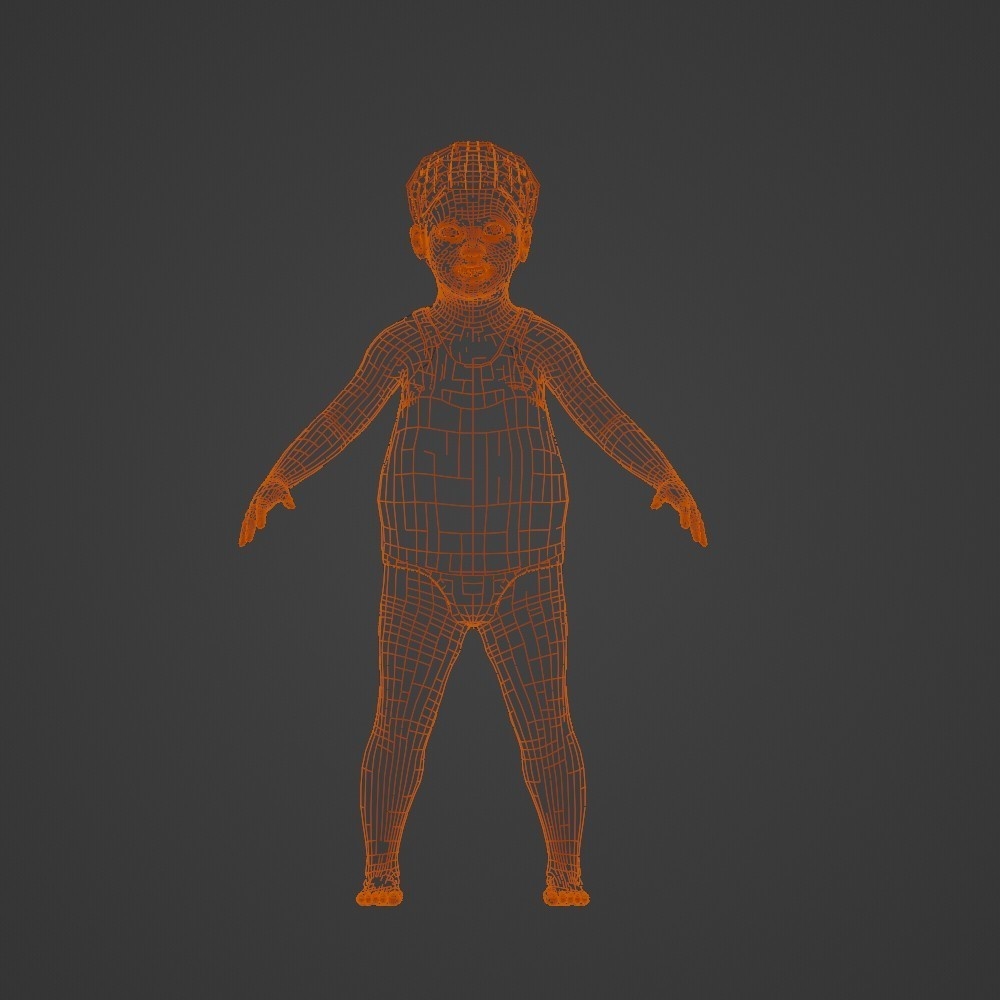 【3Dキャラクター】ホラー少年よしくん