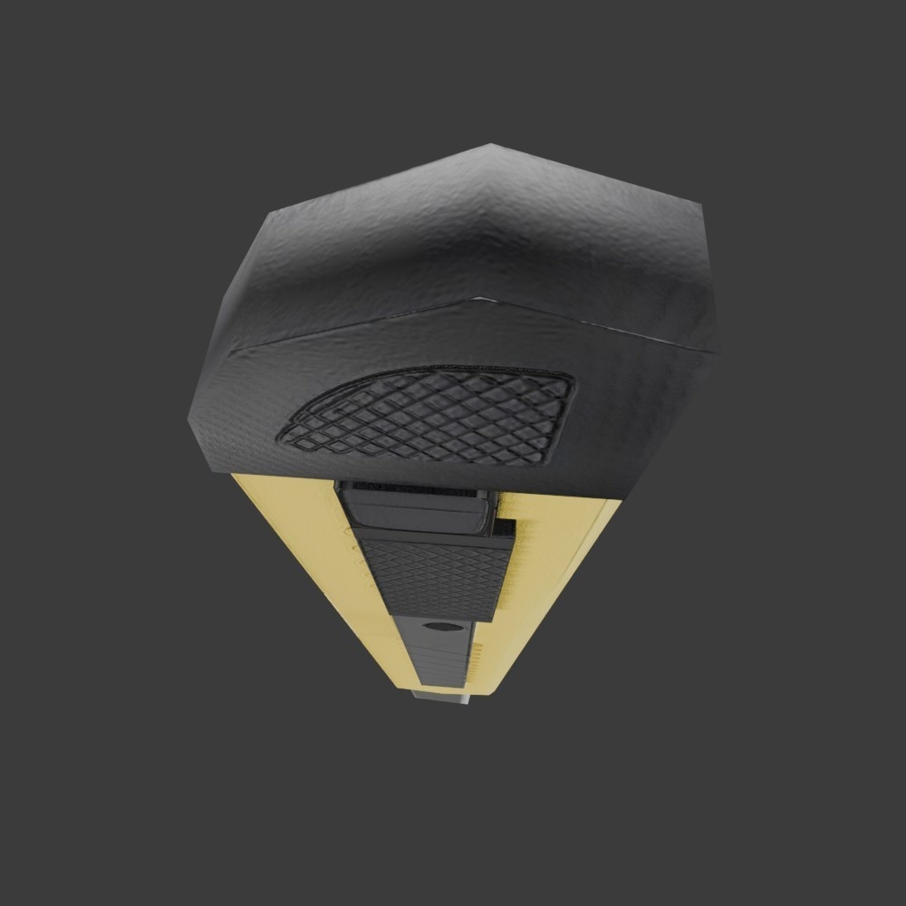 【3D小道具】カッター(ローポリ)