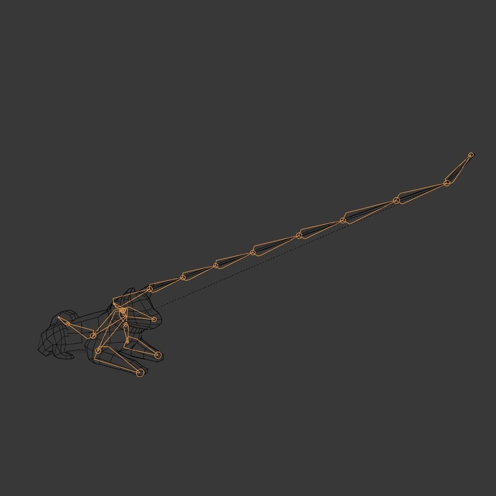 【3D小道具】散歩キャンセル界隈犬(ローポリ)