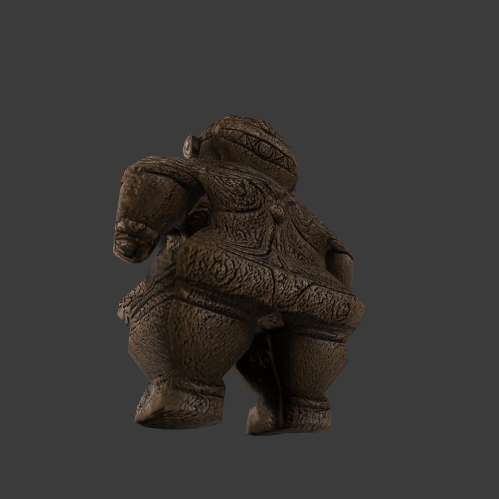 【3D小道具】土偶(ローポリ)