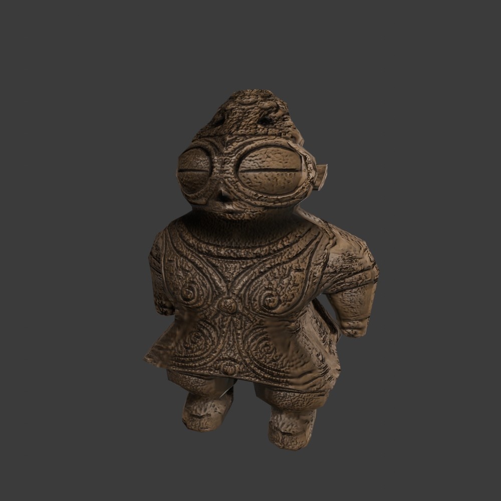 【3D小道具】土偶(ローポリ)