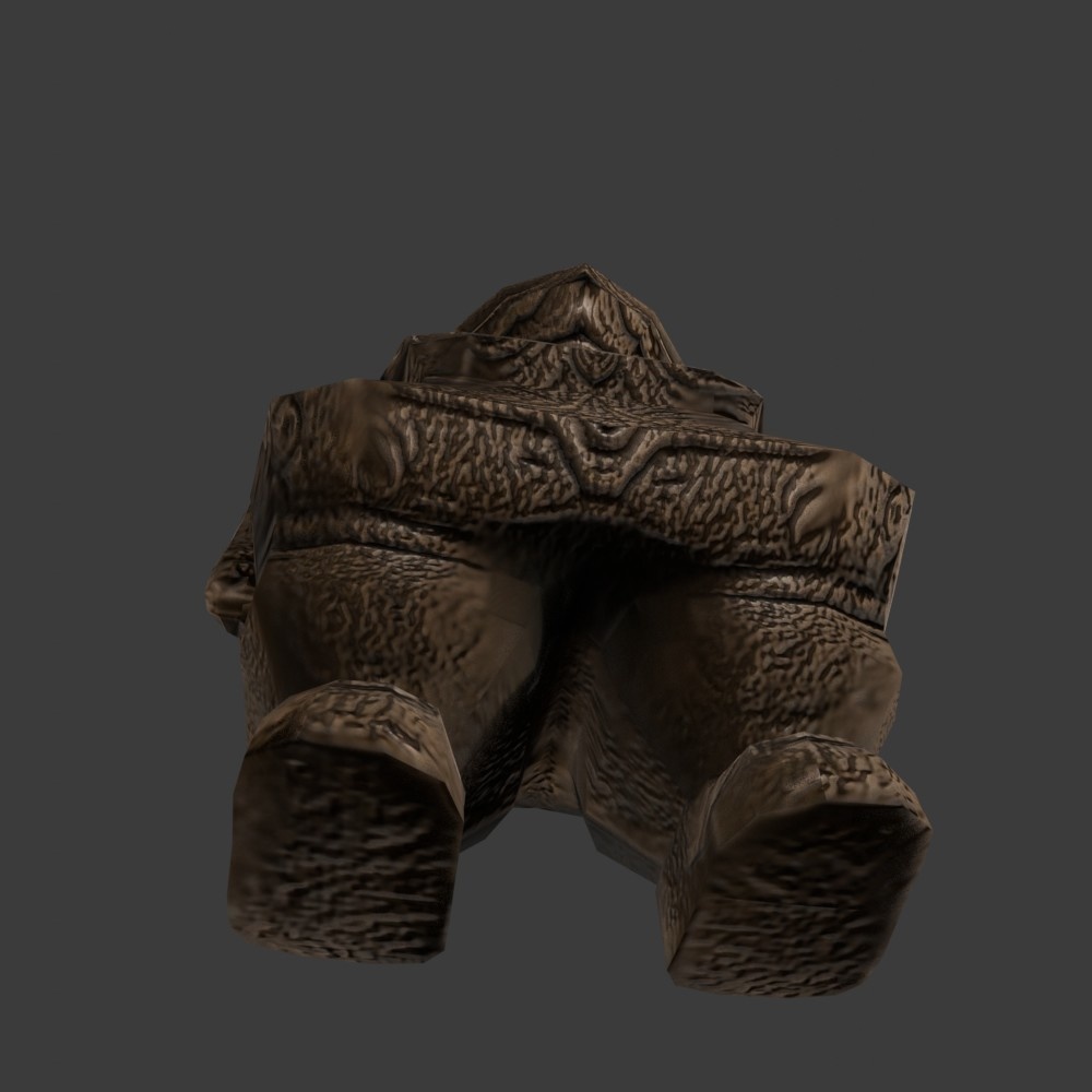 【3D小道具】土偶(ローポリ)