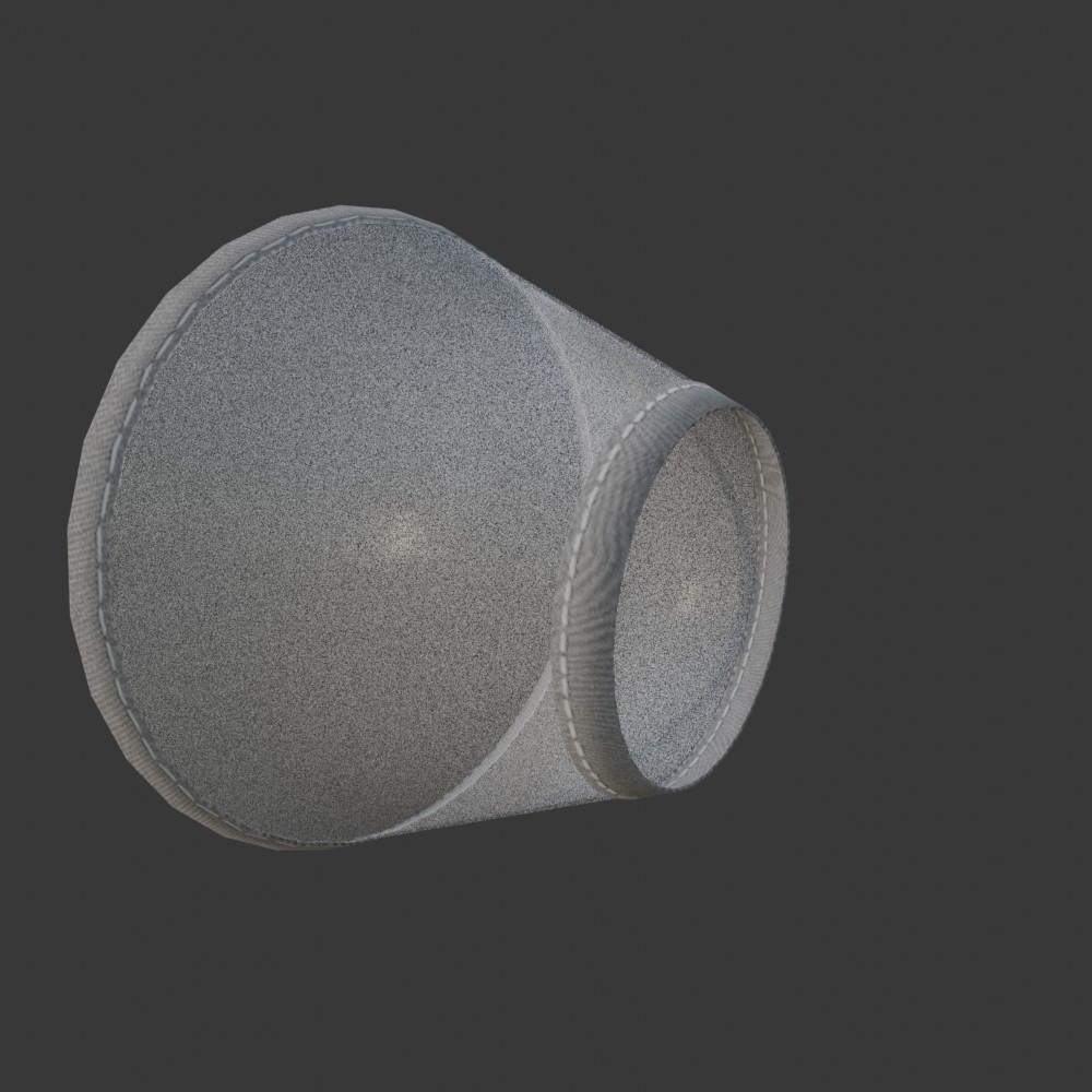 【3D小道具】エリザベスカラー(ローポリ)