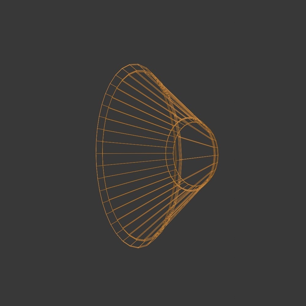 【3D小道具】エリザベスカラー(ローポリ)