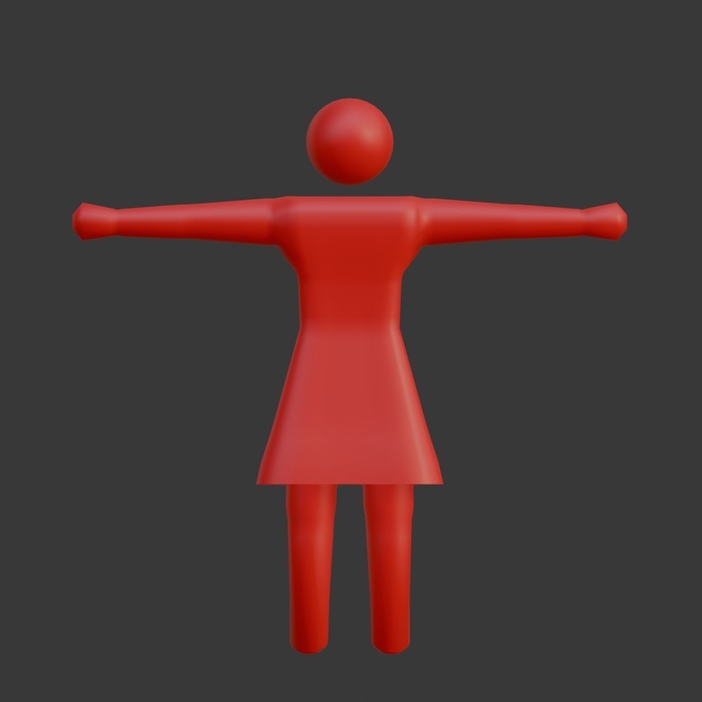 【3Dキャラクター】トイレの妖精マチルダ(ローポリ)