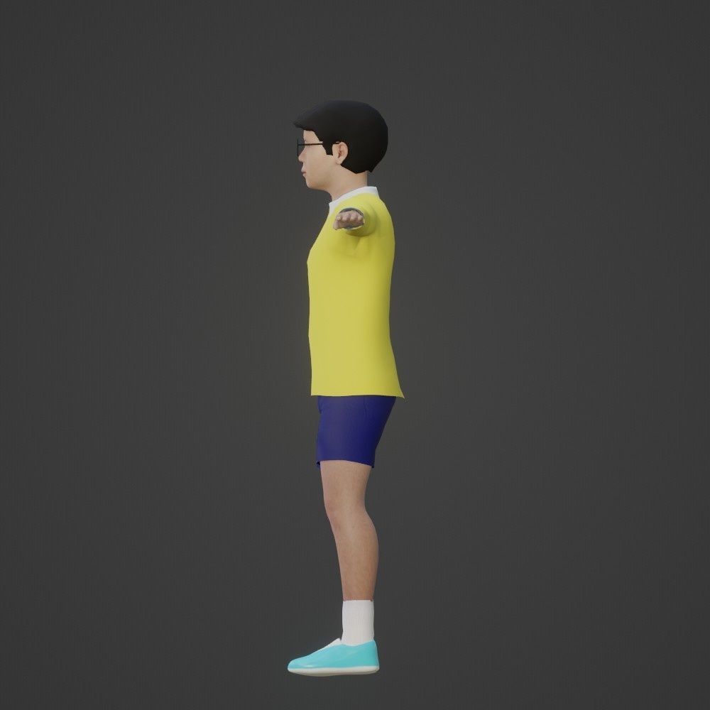 【3Dキャラクター】きみやす君