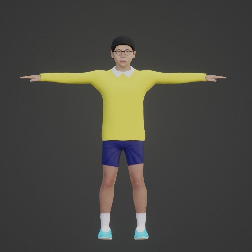 【3Dキャラクター】きみやす君