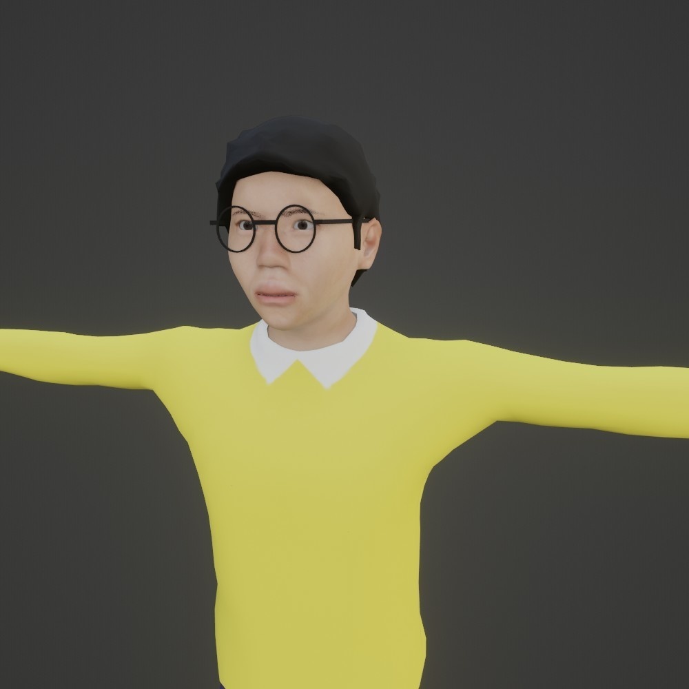 【3Dキャラクター】きみやす君