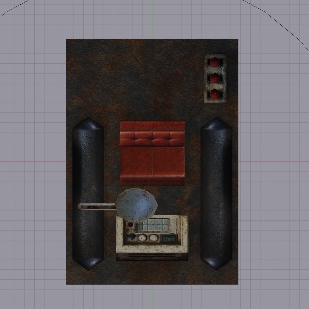 【3D小道具】ダニエルの愛車(ローポリ)