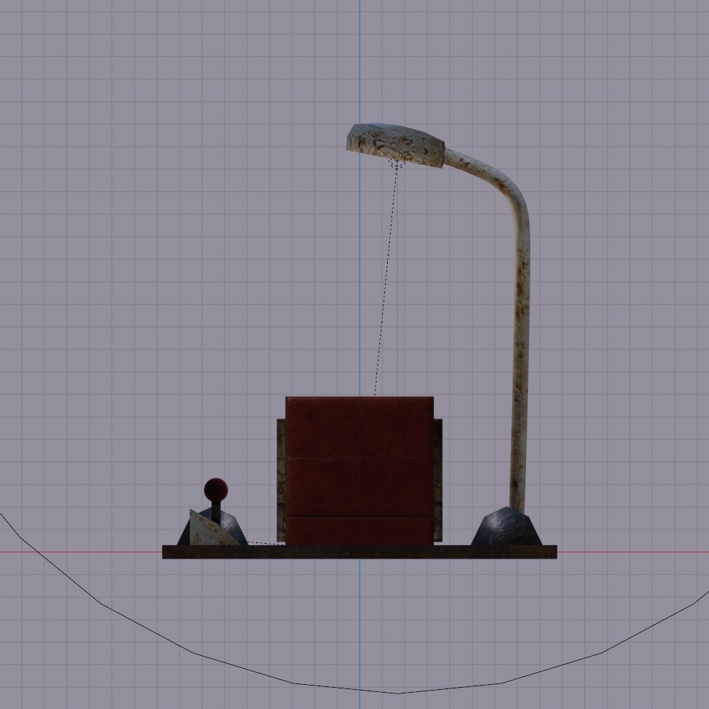 【3D小道具】ダニエルの愛車(ローポリ)