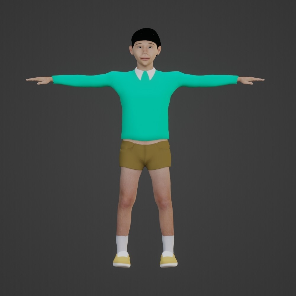 【3Dキャラクター】みちる君