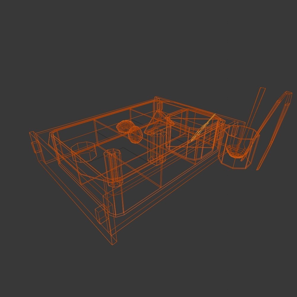 【3D小道具】コンビニおでんセット(ローポリ)
