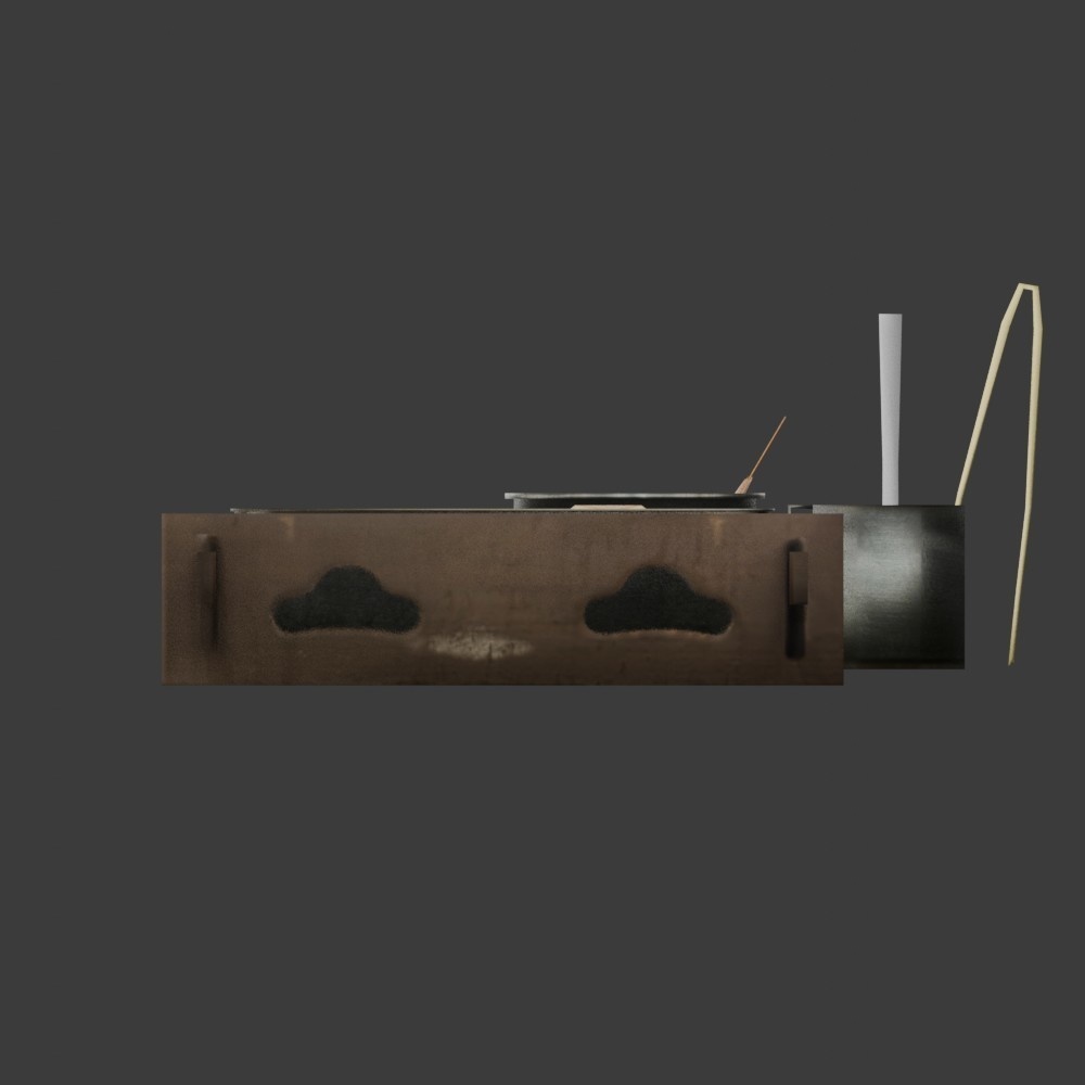 【3D小道具】コンビニおでんセット(ローポリ)