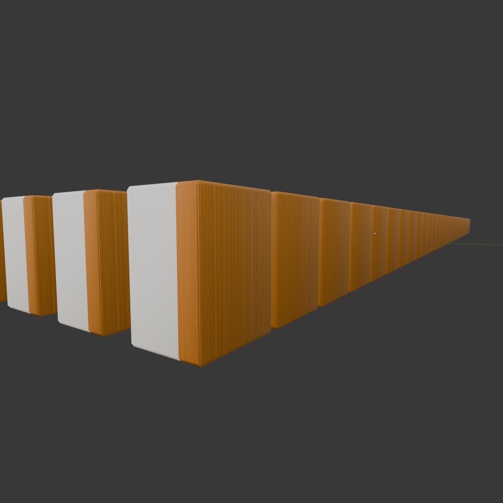 【3D小道具】麻雀パイ136枚セット(ローポリ)