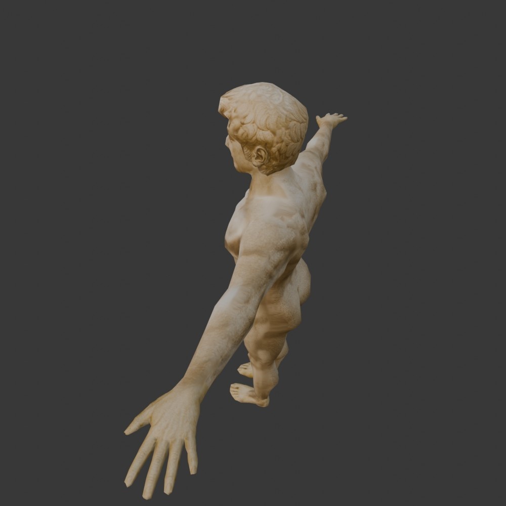 【3Dキャラクター】ダビデさん(ローポリ)