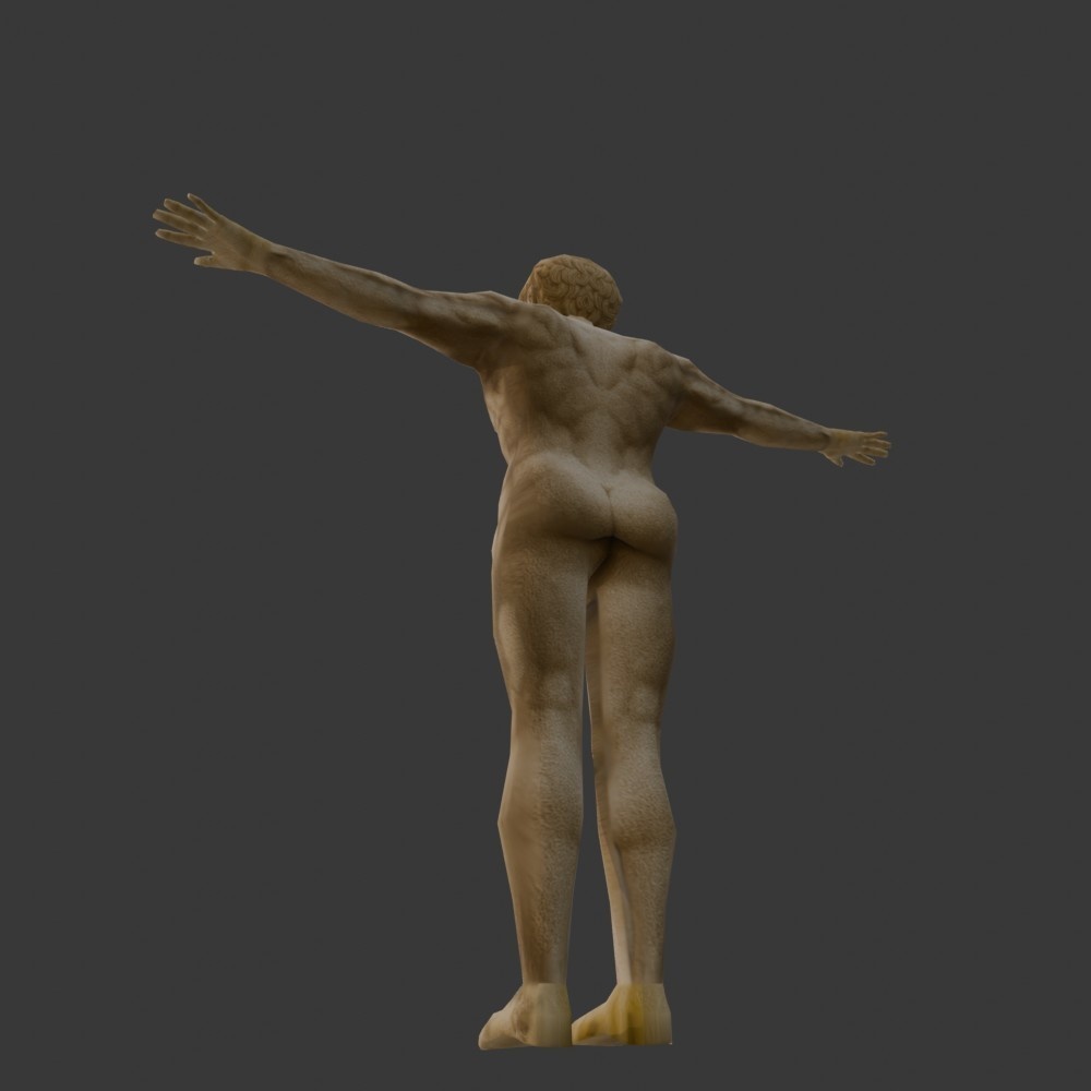 【3Dキャラクター】ダビデさん(ローポリ)