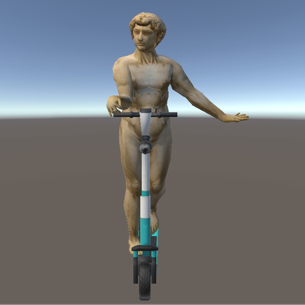 【3Dキャラクター】ダビデさん(ローポリ)