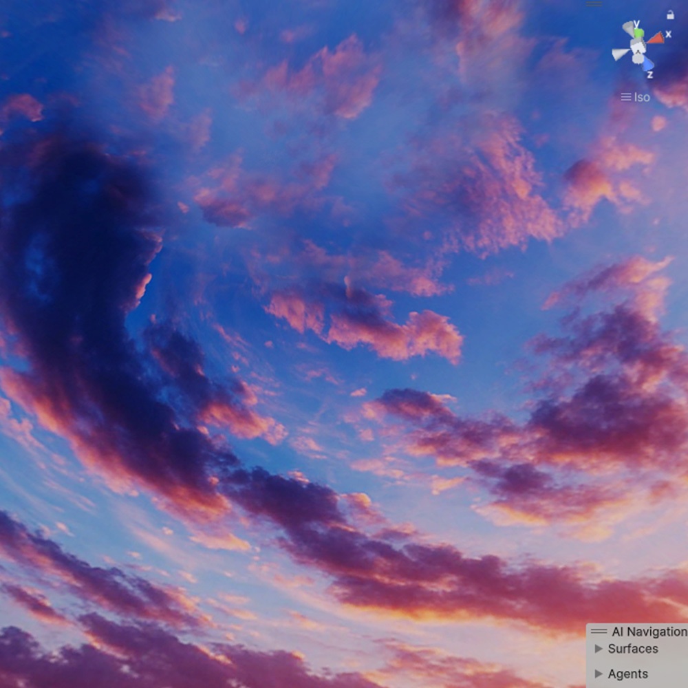 【3D環境・ワールド】夕暮れの海 Skyboxマテリアル unityパッケージ