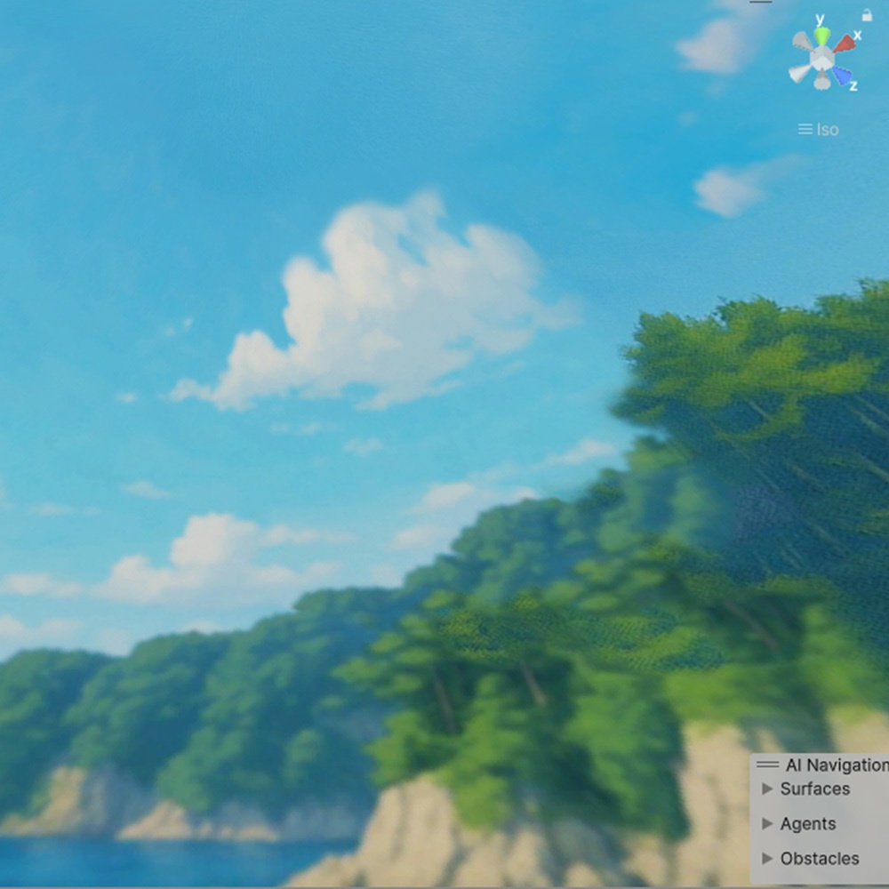 【3D環境・ワールド】孤島の風景 Skyboxマテリアル unityパッケージ