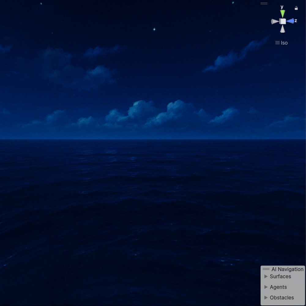 【3D環境・ワールド】月と海 Skyboxマテリアル unityパッケージ