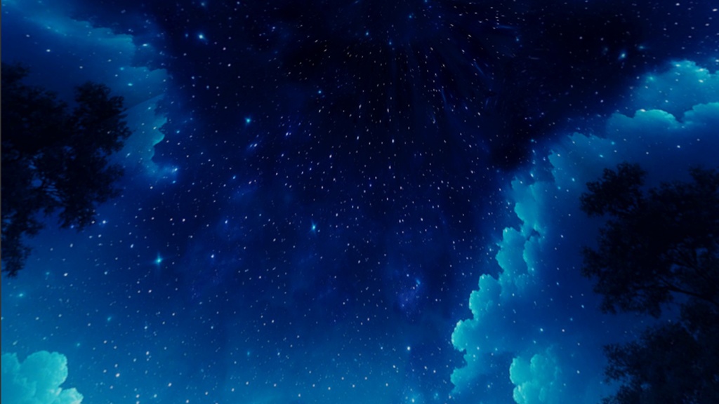 【3D環境・ワールド】ニュームーンNight Skyboxマテリアル unityパッケージ