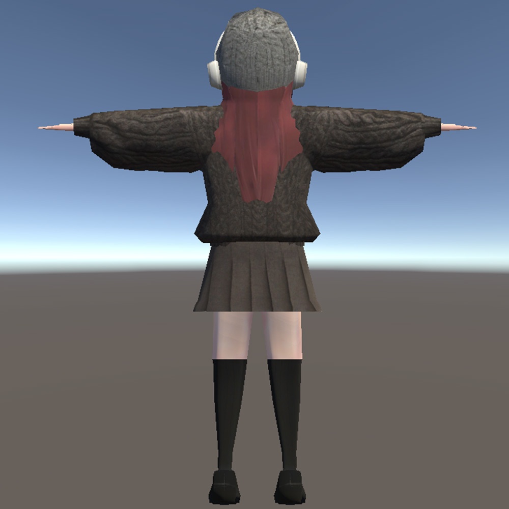 【3Dキャラクター】ローポリさん_スマホ用アバター(ローポリ)