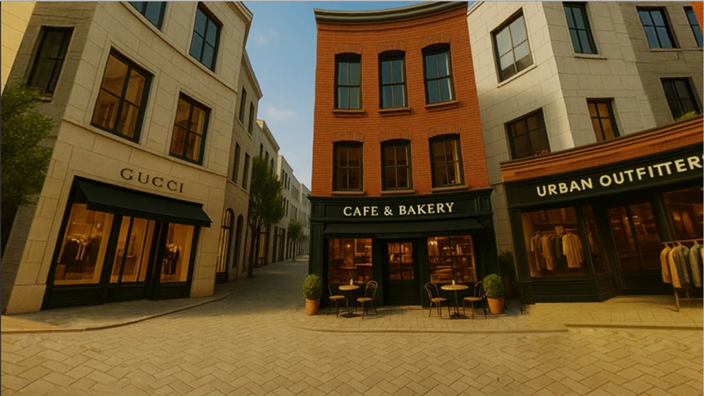 【3D環境・ワールド】おしゃストリート Skyboxマテリアル unityパッケージ