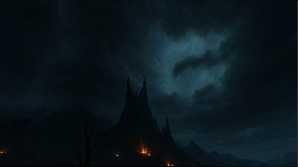 【3D環境・ワールド】魔月の彼方 Skyboxマテリアル unityパッケージ