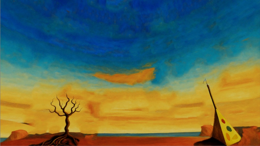 【3D環境・ワールド】ダリ風 Skyboxマテリアル unityパッケージ