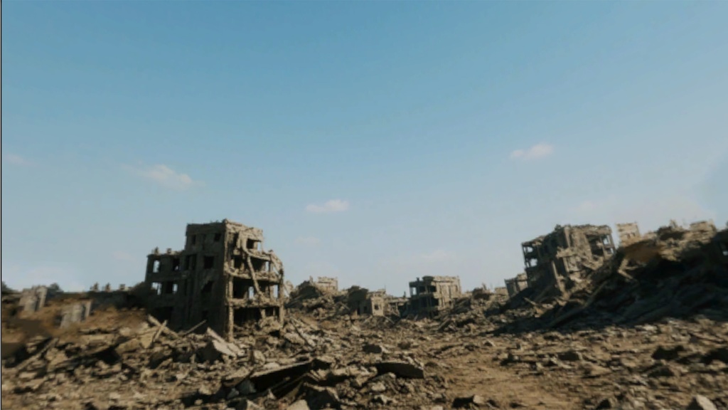 【3D環境・ワールド】廃都の空 Skyboxマテリアル unityパッケージ